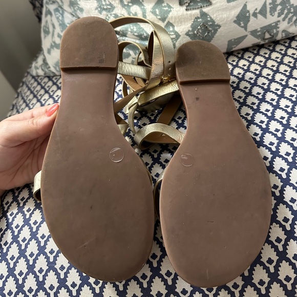 Tory Burch Gold Gladiator Wrap Sandal - Picture 4 of 4